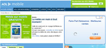 AOL Mobile : Optimisation du site