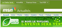 MSN La Chaine Verte : optimisation du site, paramétrage des outils de tracking, formation équipe éditoriale